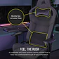 Silla Corsair T3 RUSH Fabric 2023, hasta 120Kg, Carbón - Miniatura 2