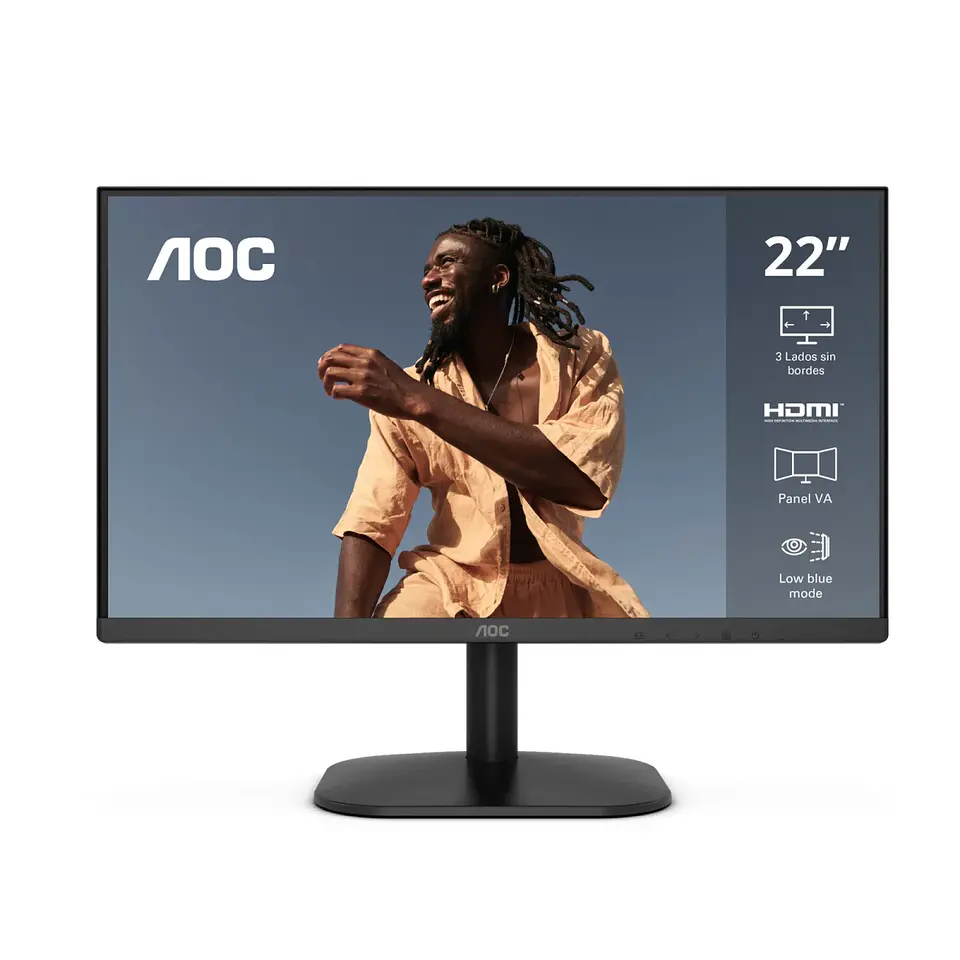 Monitor AOC 22B2HN de 21.5“, VA, Full HD, HDMI+VGA, Vesa 1