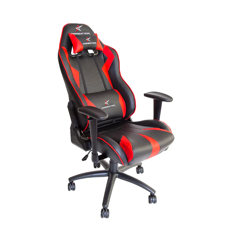 Silla de Escritorio Gamer 180° Dragster GT500 Fury Red 2