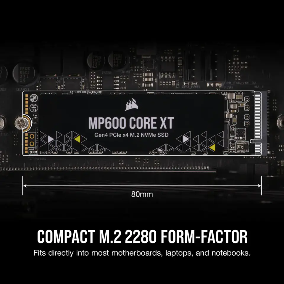 Disco SSD Corsair M.2 NVMe 2TB MP600 CORE XT PCIe 4.0 (Gen4) 4