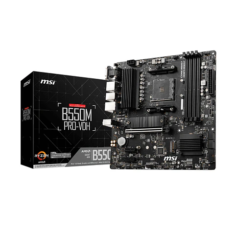 Placa Madre MSI B550M PRO-VDH Socket AM4, 4xDDR4 mATX, Ryzen