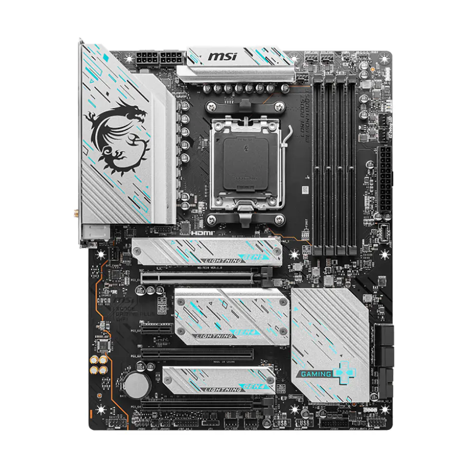 Placa Madre MSI X670E GAMING PLUS WIFI AM5 Ryzen, ATX, DDR5 2