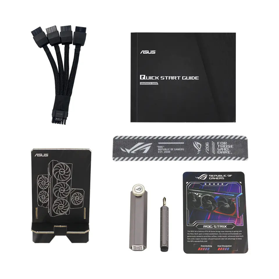 Tarjeta de Video Asus ROG Strix Gaming RTX4090 24GB OC- SIN RGB Funcionando 12