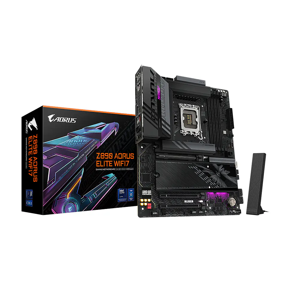Placa Madre Z890 Aorus Elite Wifi 7, Intel LGA 1851,4x DDR5 1