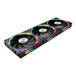 Kit 3 Ventiladores Kronos ARGB Magnéticos Pc, 120mm - Black - Miniatura 1