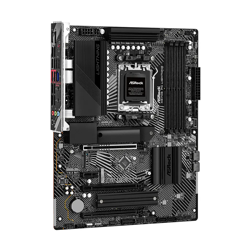 Placa Madre ASRock X670E PG Lightning, Socket AM5, DDR5, ATX 4