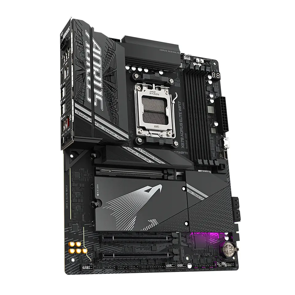 Placa Madre X870 Aorus ELITE WIFI 7, AM5, DDR5, M.2 5.0, ATX 3
