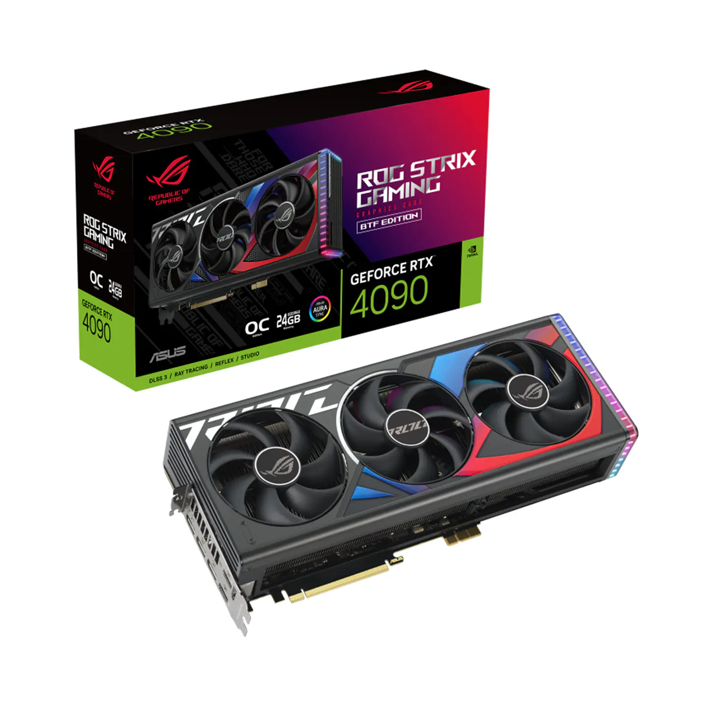 Tarjeta de Video Asus ROG Strix RTX 4090 BTF OC, 24GB GDDR6X, sólo placas BTF 1
