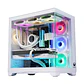 Gabinete Kronos Frost White, ATX, Panel Vidrio, 7 Fan ARGB - Miniatura 2