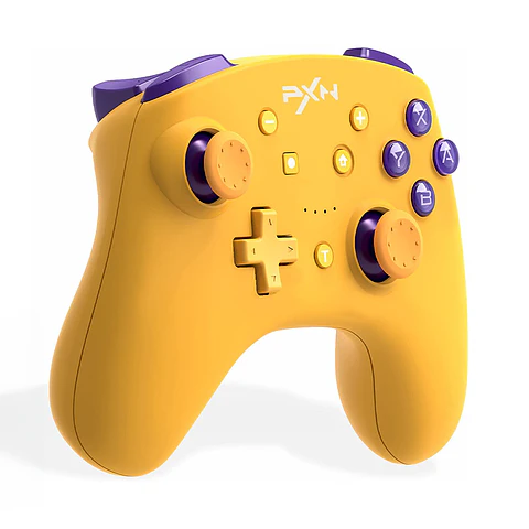 Control Joystick PXN 9607X Bluetooth para Switch, PC -Yellow
