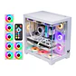 Gabinete Kronos Frost White, ATX, Panel Vidrio, 7 Fan ARGB - Miniatura 3