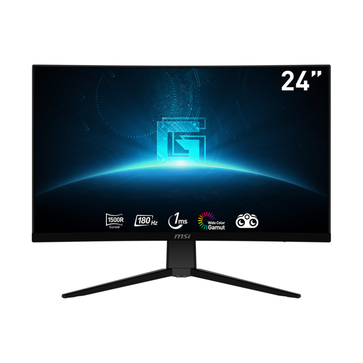 モニター MSI 24inch 180hz FullHD IPS Monitor Gamer MSI G2422C 24” Full HD, Curvo, 180Hz, VA, 1ms