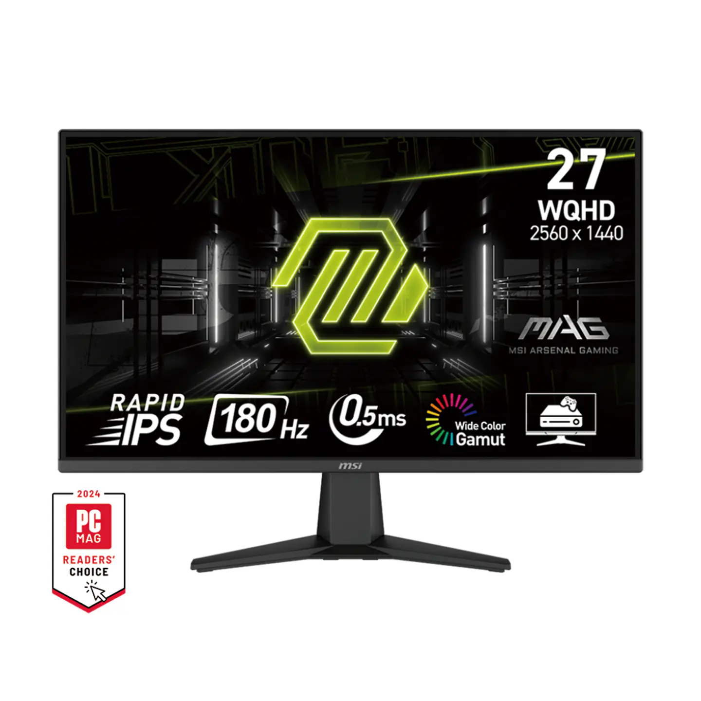 Monitor Gamer MSI MAG 275QF 27”, 2K WQHD, 180Hz, IPS, 0.5ms 1