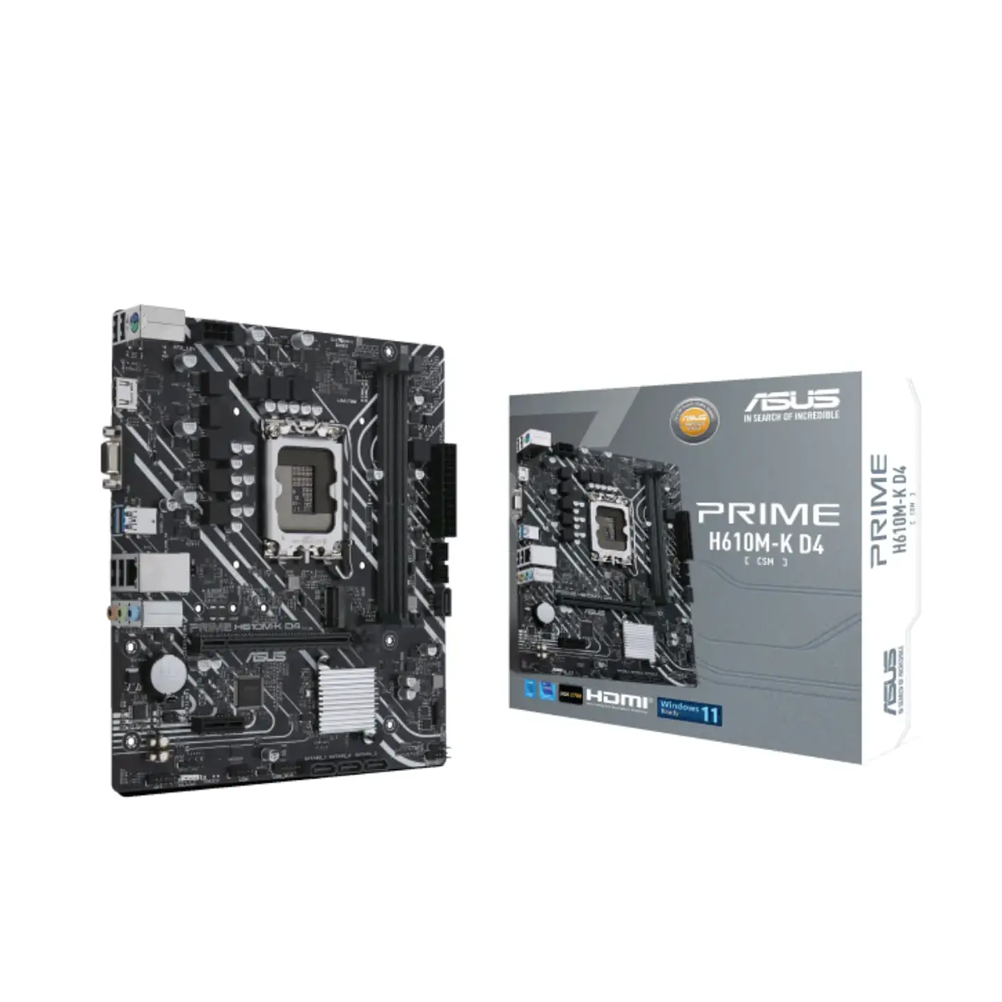 Placa Madre Asus Prime H610M-K D4 CSM, LGA1700, DDR4, MicroATX 1