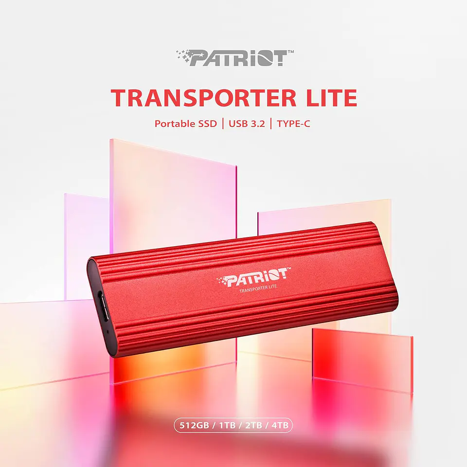SSD Externa Patriot Transporter Lite 1TB, USB 3.2, 1000 MB/s 5