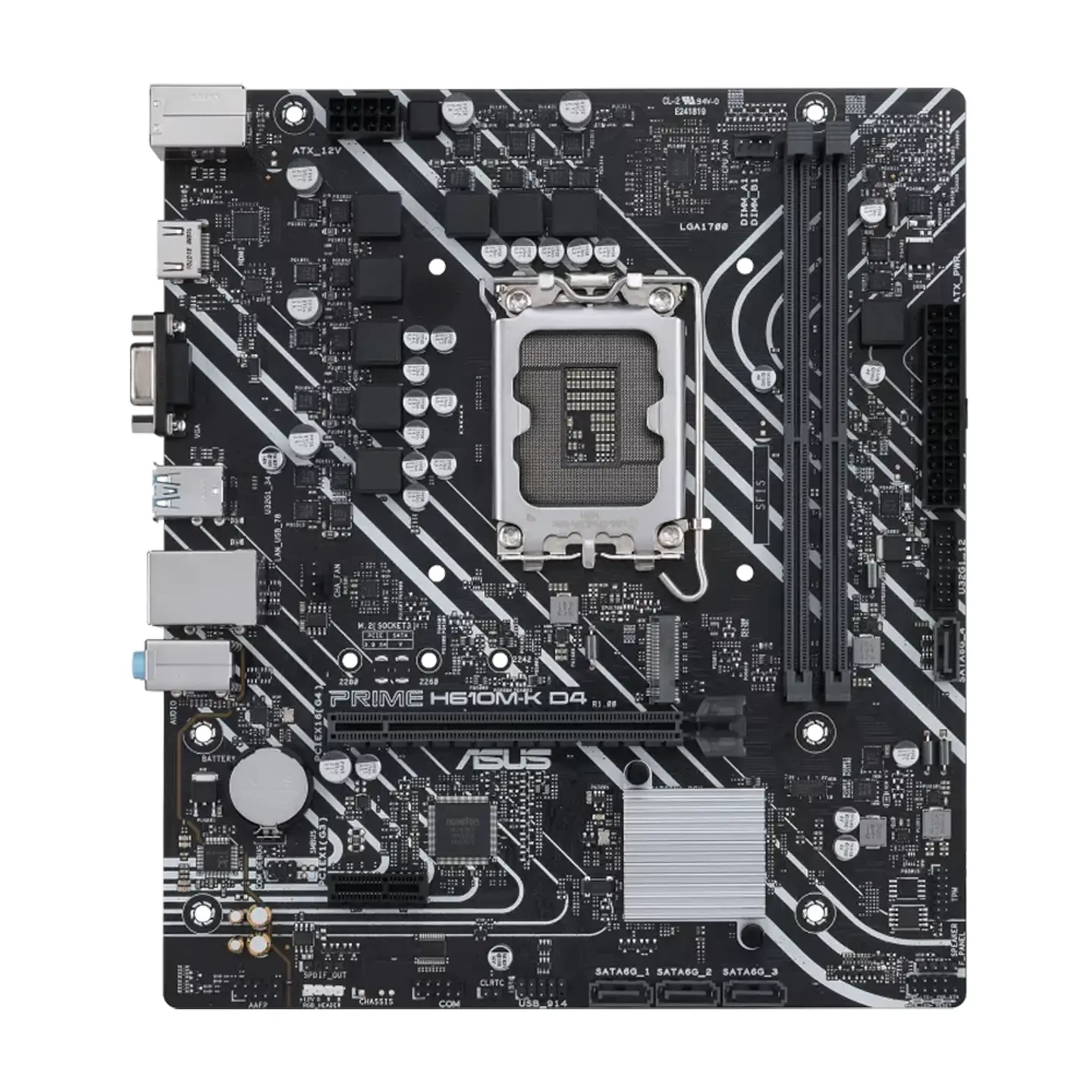 Placa Madre Asus Prime H610M-K D4 CSM, LGA1700, DDR4, MicroATX 2