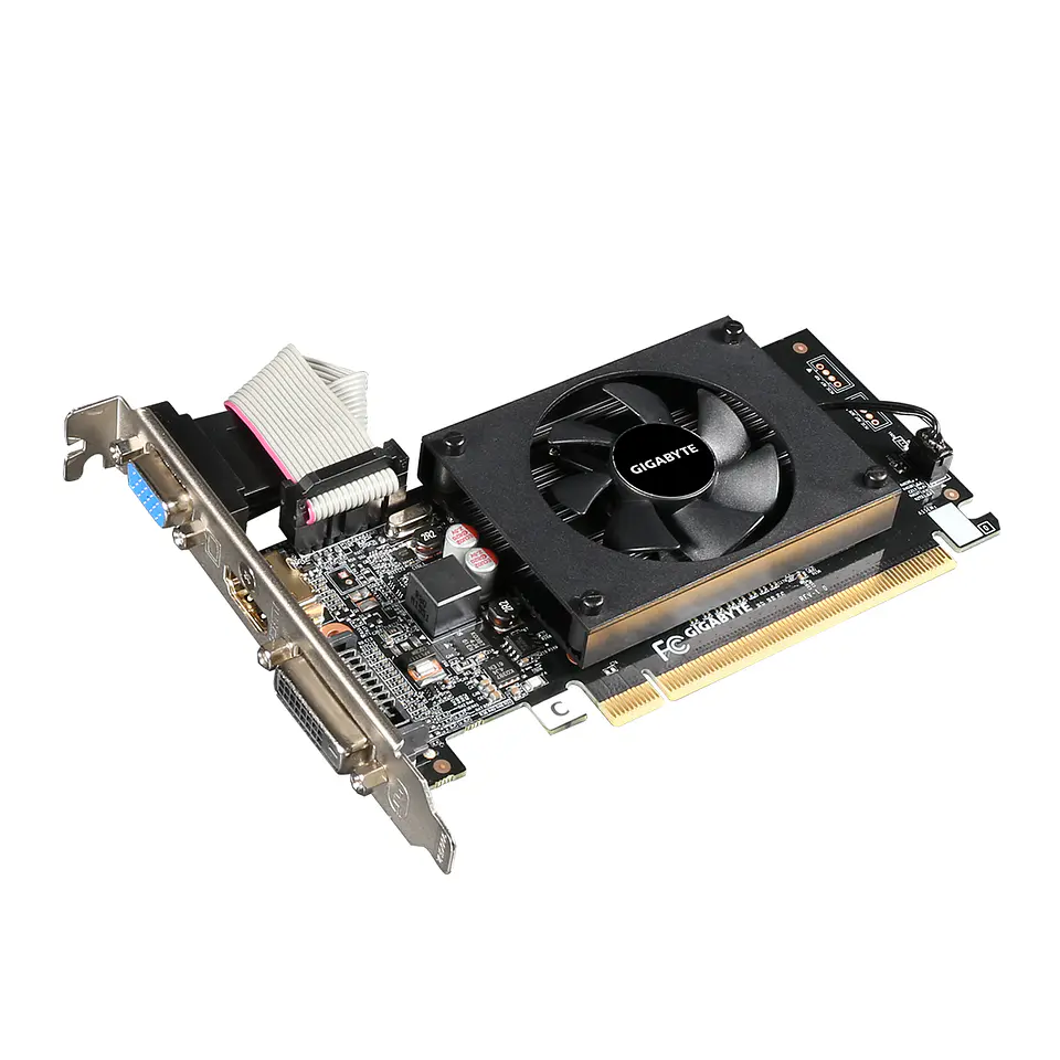 Tarjeta Video Gigabyte GT 710, 2GB DDR3 Pci 2.0, Low Profile 2