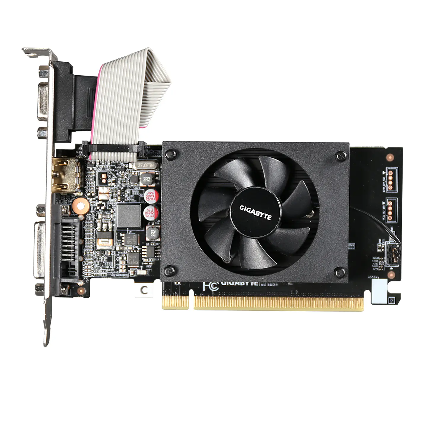 Tarjeta Video Gigabyte GT 710, 2GB DDR3 Pci 2.0, Low Profile 3