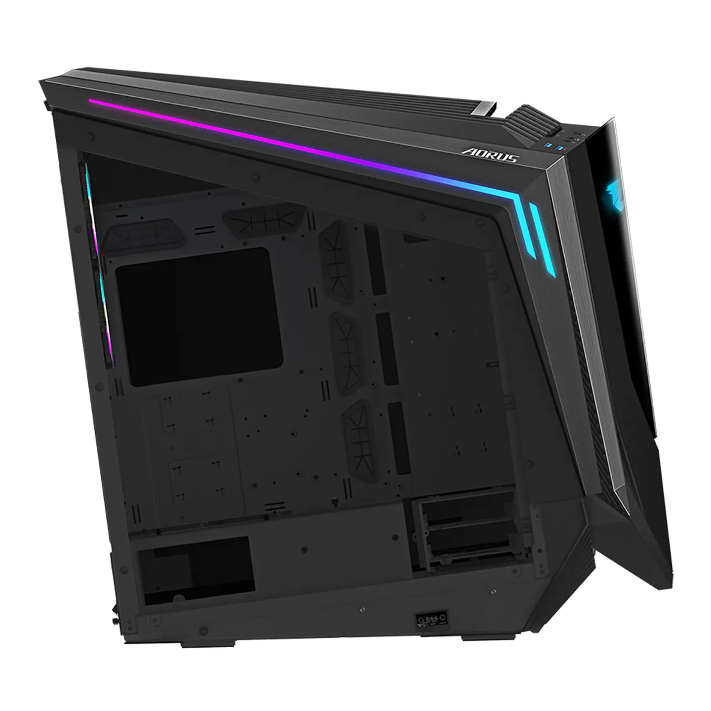 Gabinete Gamer Aorus C700, E-ATX, ATX, mATX, Mini-ITX, Negro 5