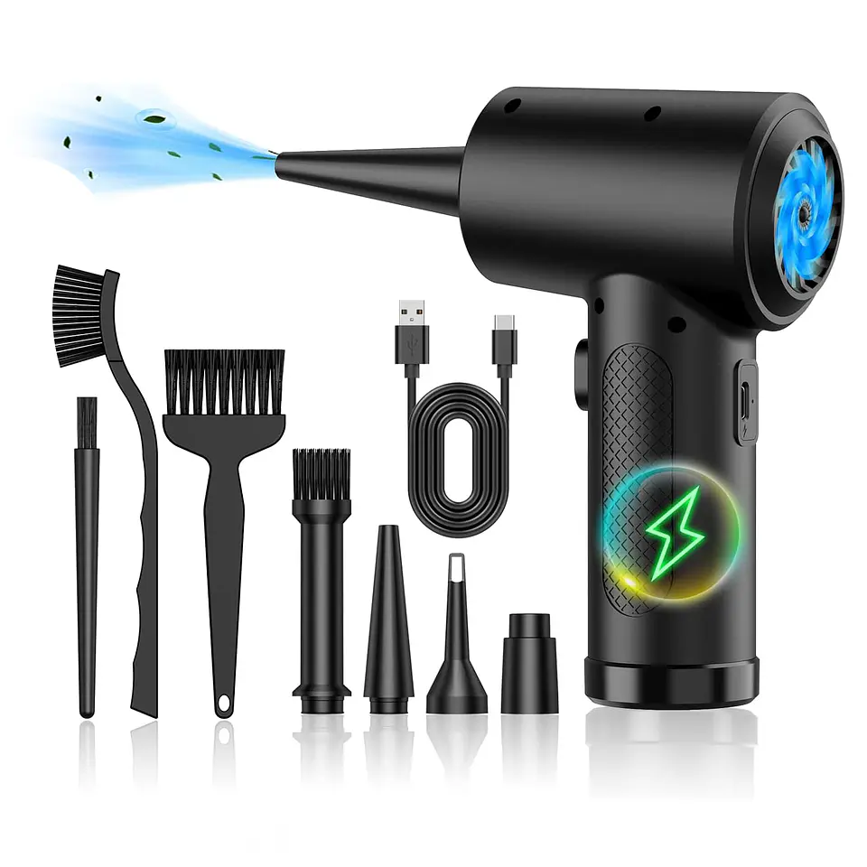 Soplador Eléctrico MultiClean para PCs, Teclados y Autos 1