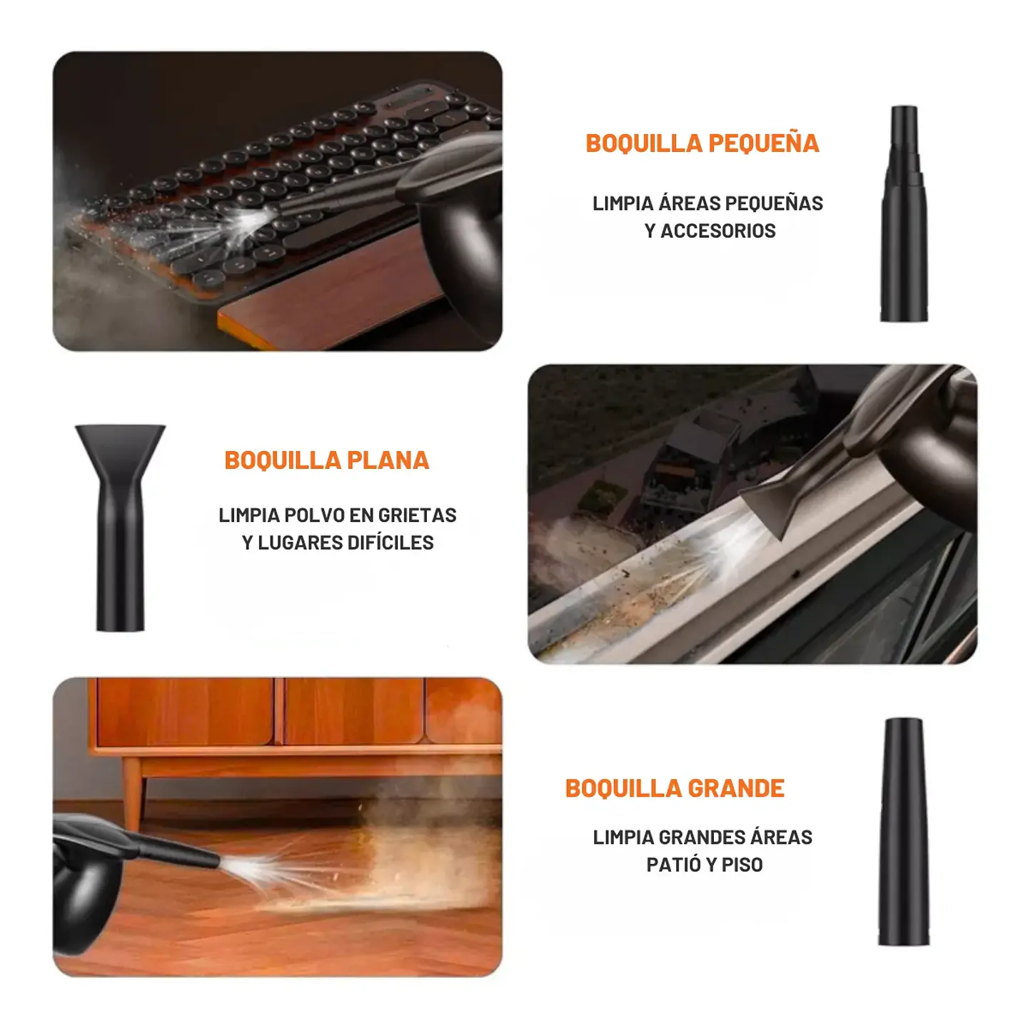 Soplador Kronos Alta Potencia Limpieza Pc, Teclado Y Auto 3