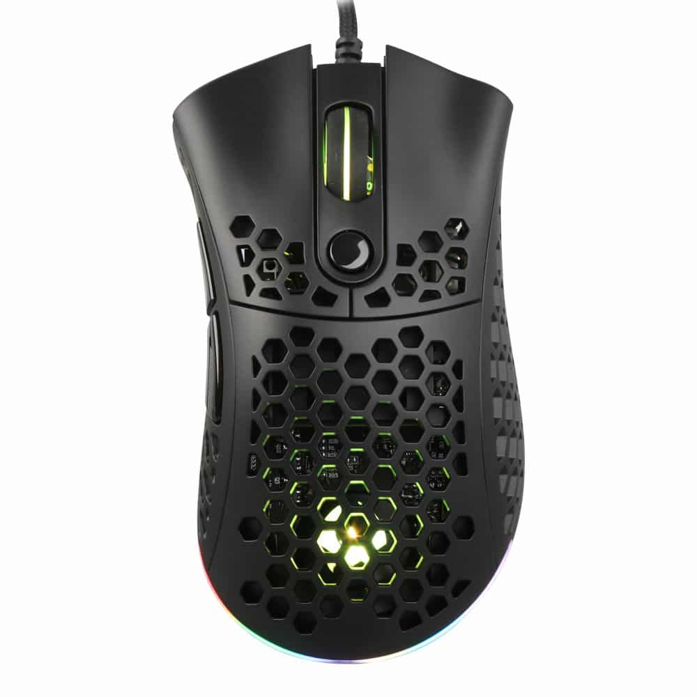 Mouse gamer profesional Kronos Arrow Slim, ultraligero,12.000 DPI, programable