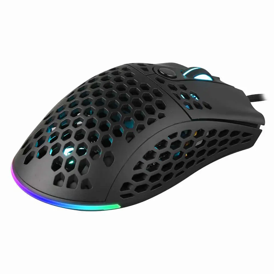 Mouse gamer profesional Kronos Arrow Slim, ultraligero,12.000 DPI, programable 2