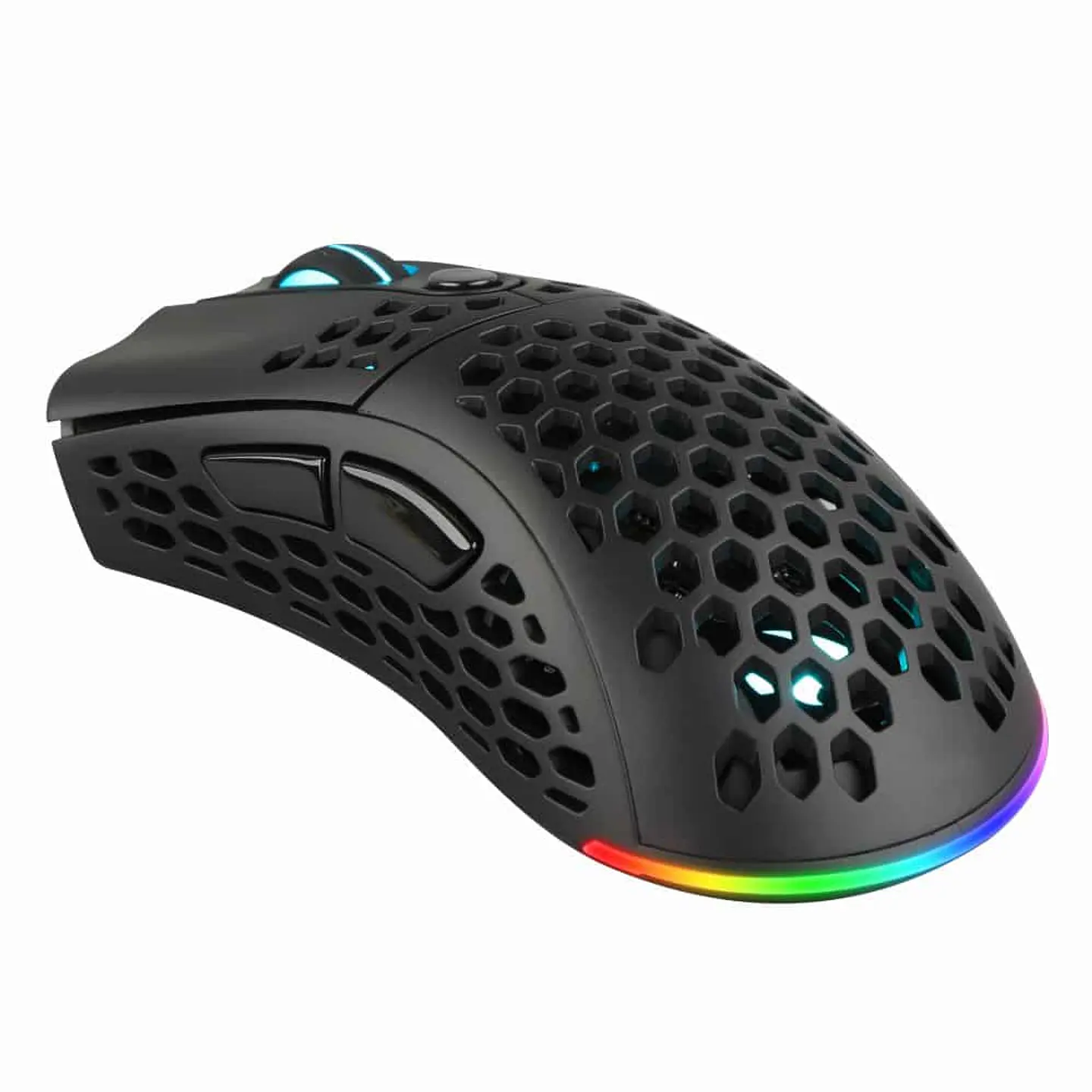 Mouse gamer profesional Kronos Arrow Slim, ultraligero,12.000 DPI, programable 3