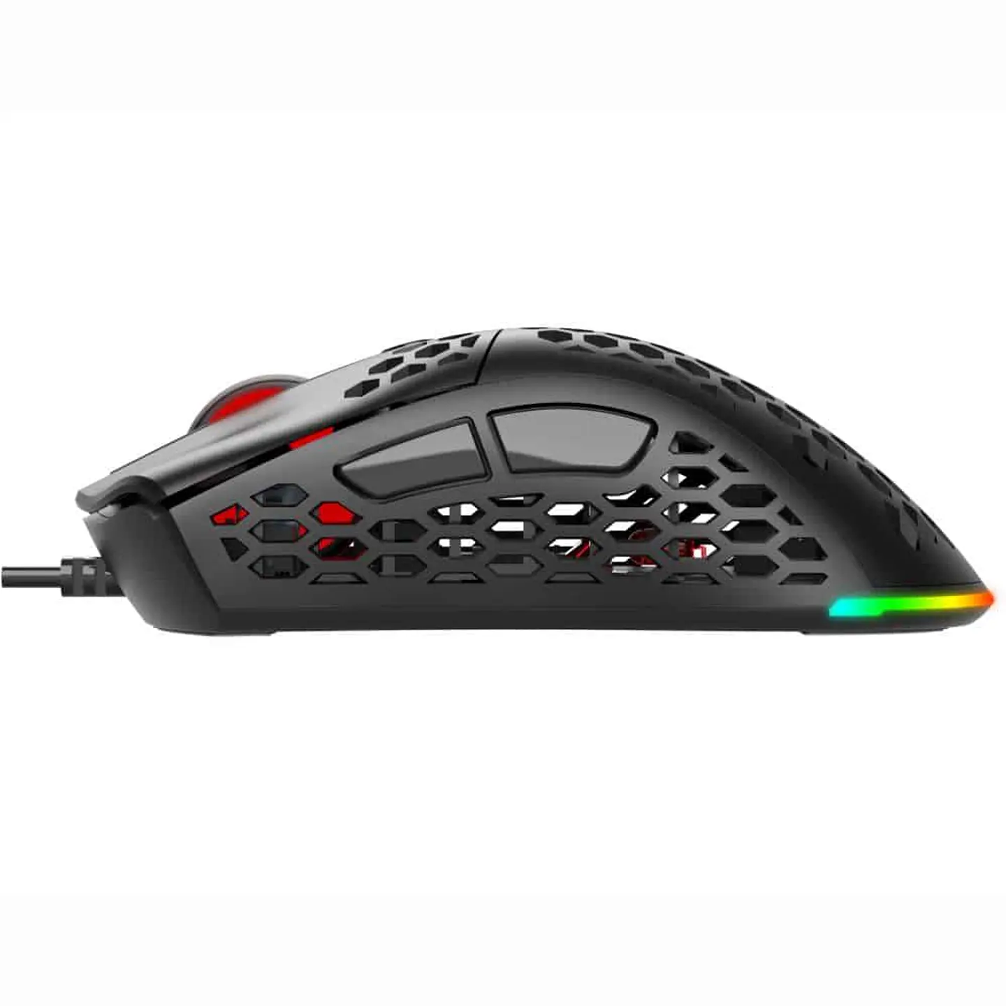 Mouse gamer profesional Kronos Arrow Slim, ultraligero,12.000 DPI, programable 4