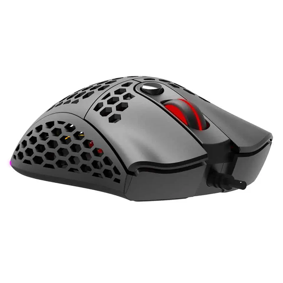 Mouse gamer profesional Kronos Arrow Slim, ultraligero,12.000 DPI, programable 5