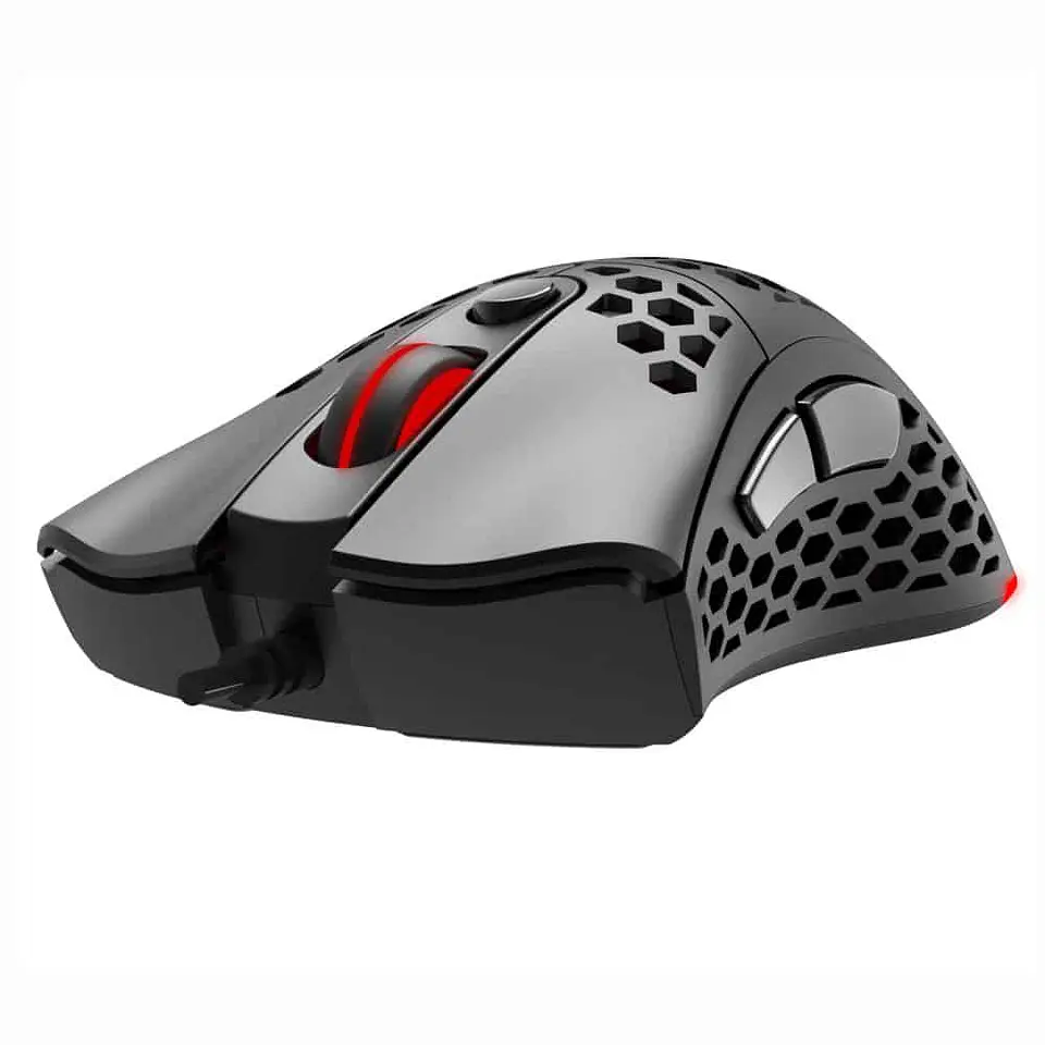 Mouse gamer profesional Kronos Arrow Slim, ultraligero,12.000 DPI, programable 6
