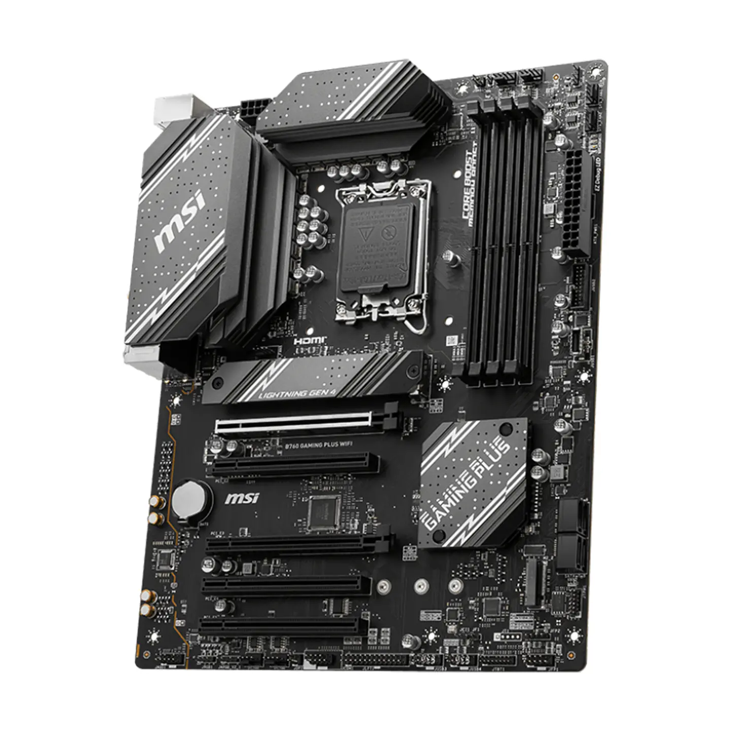 Placa Madre MSI B760 Gaming Plus Wifi, DDR5, LGA1700, ATX 3