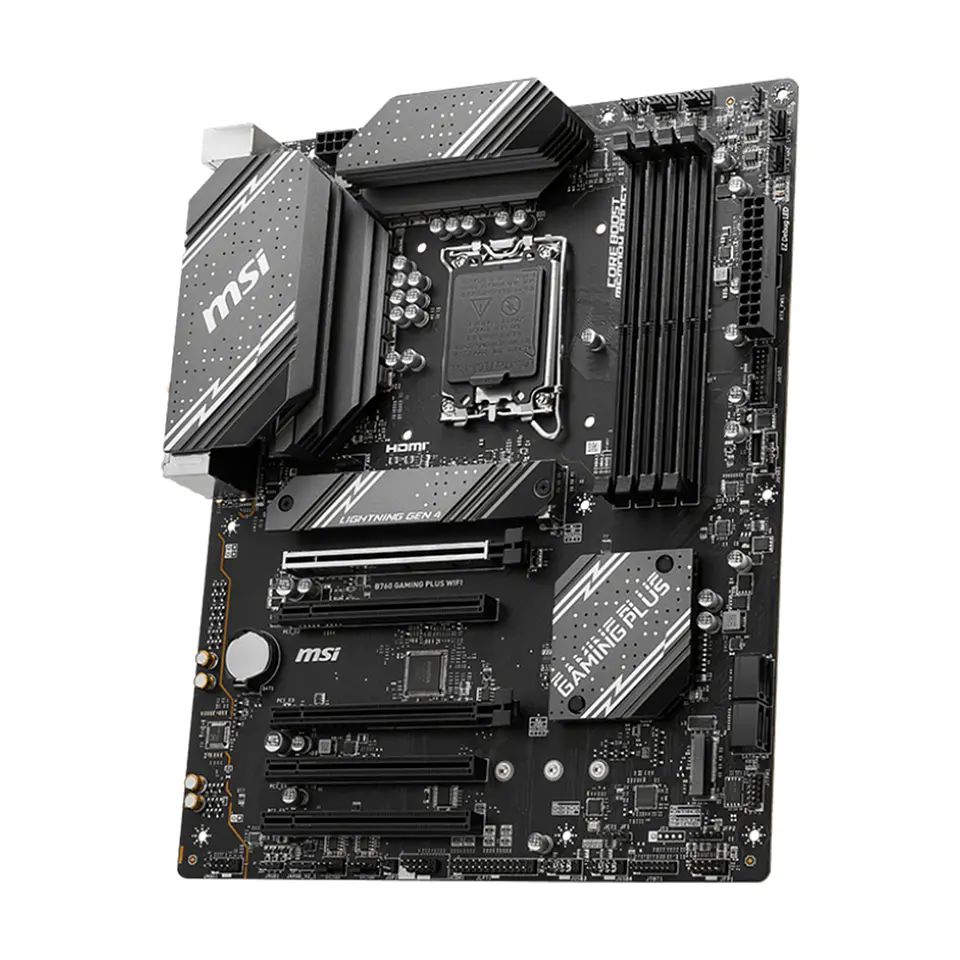 Placa Madre MSI B760 Gaming Plus Wifi, DDR5, LGA1700, ATX 3