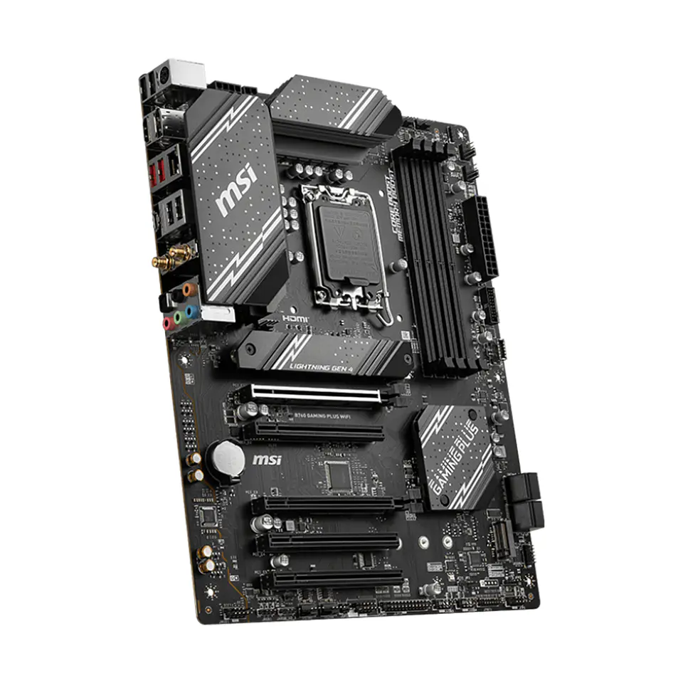 Placa Madre MSI B760 Gaming Plus Wifi, DDR5, LGA1700, ATX 4