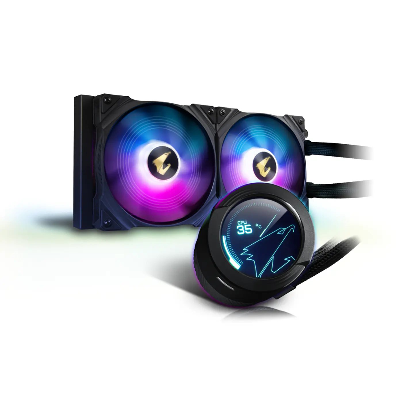 Refrigeración Líquida Aorus WaterForce X280 con Pantalla Personalizable (140mm A 1