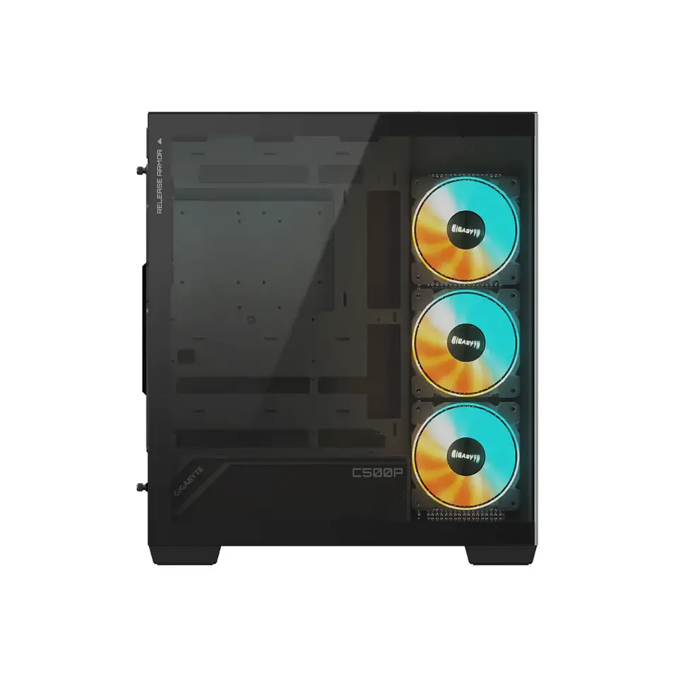 Gabinete Gamer Gigabyte C500 Panoramic Vidrio templado ATX 4Fan 2