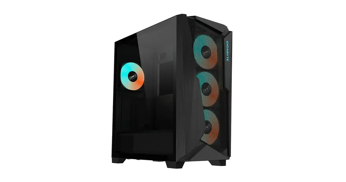GABINETE GAMER GIGABYTE C301 WHITE GLASS