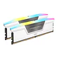 Memoria DRAM Corsair Vengeance 32GB (2x16) DDR5 5200mhz RGB Blanca - Miniatura 1