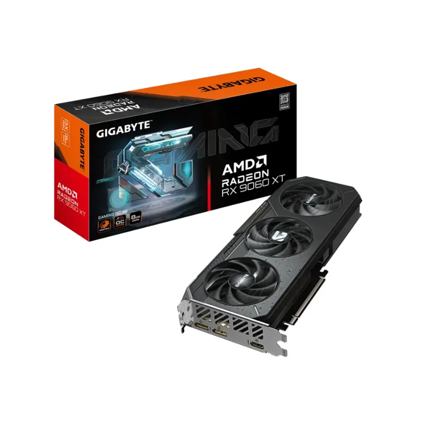 Tarjeta de Video Gigabyte RX 9060 XT GAMING OC 8G GDDR6 Pcie-5 1
