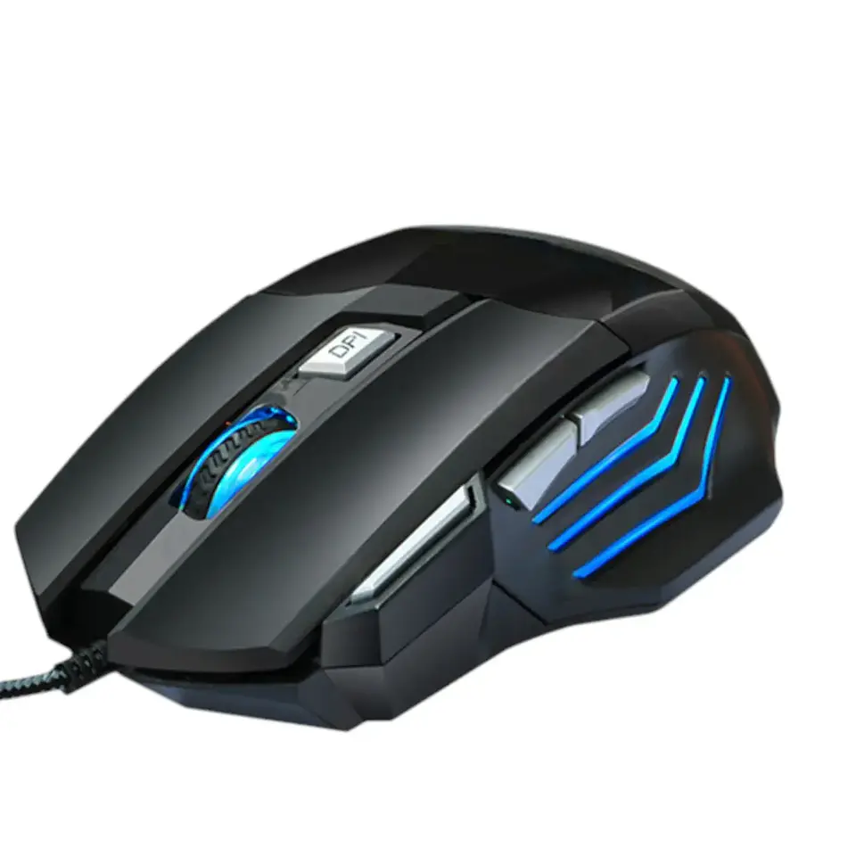 Mouse Gamer Reptilex RX0047 Ergonómico 7 botones USB 800/2400DPI 2