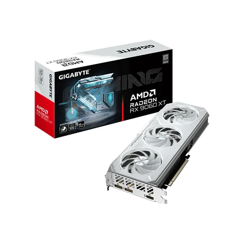 Tarjeta de Video Gigabyte RX 9060 XT GAMING OC ICE 16GB GDDR6 PciE-5