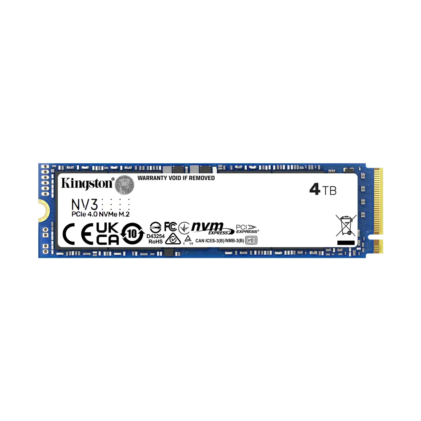 Unidad SSD Kingston NV3 4TB M.2 6000MB/s PciE-4 1