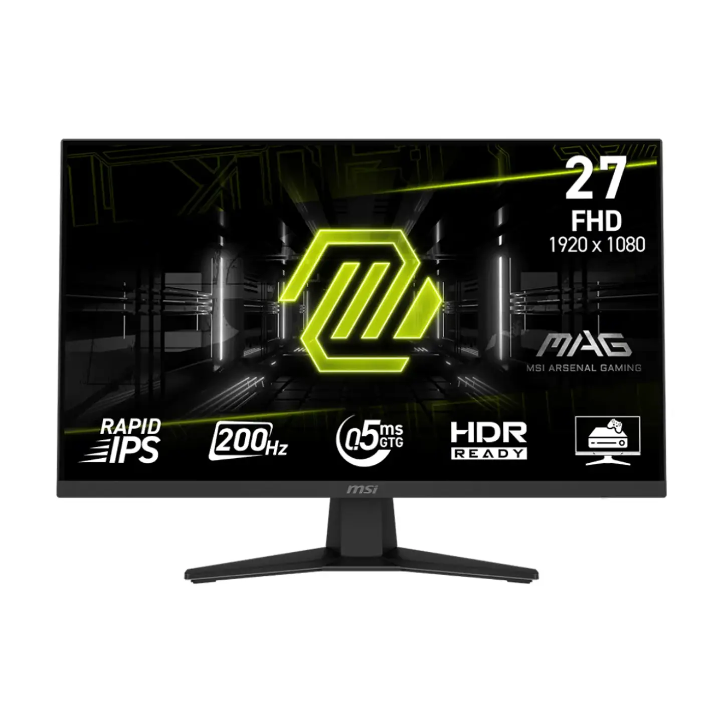 Monitor Gamer MSI MAG 274F, 27” Full HD IPS 200Hz 0.5ms 1