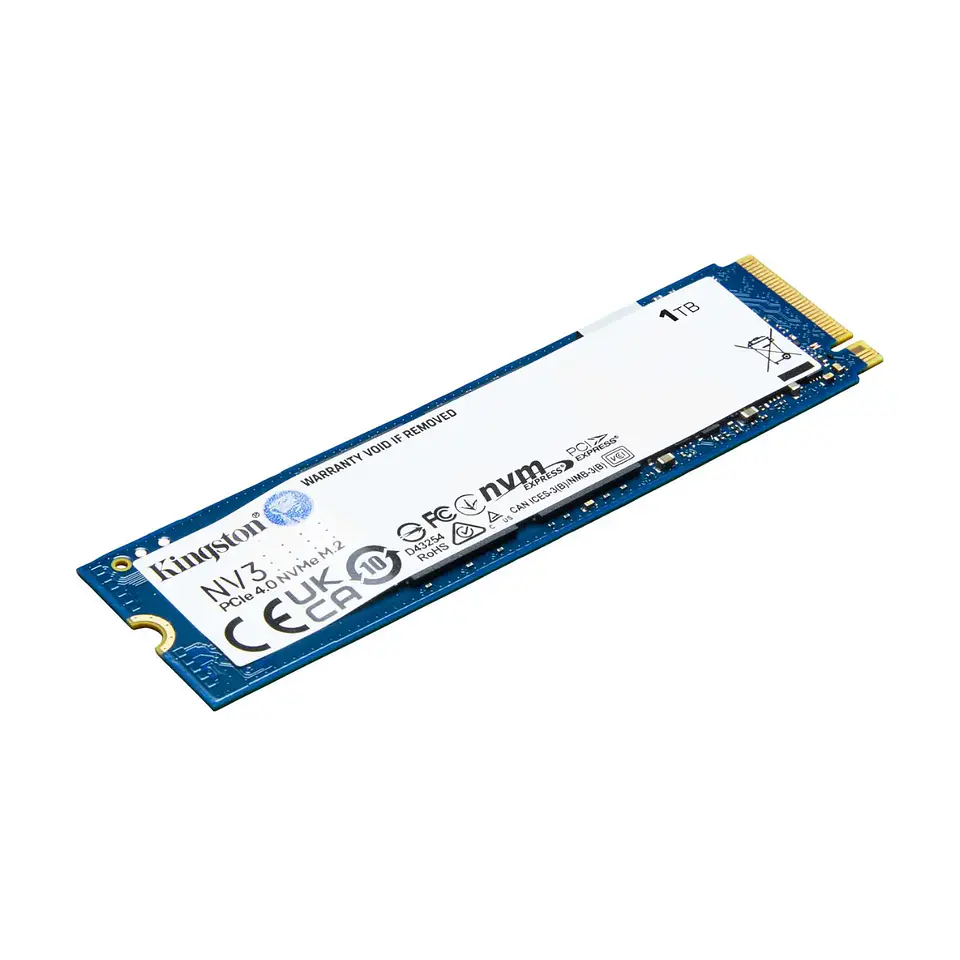 Disco Sólido SSD Kingston NV3 1TB, M.2 Gen4 NVMe 6000MB/S 2