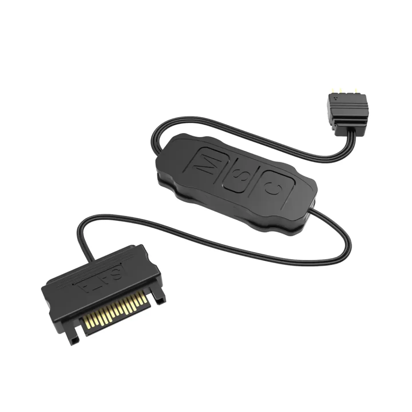 Controlador ARGB para Ventiladores PC, 3 Pines 5V Conexión SATA 1
