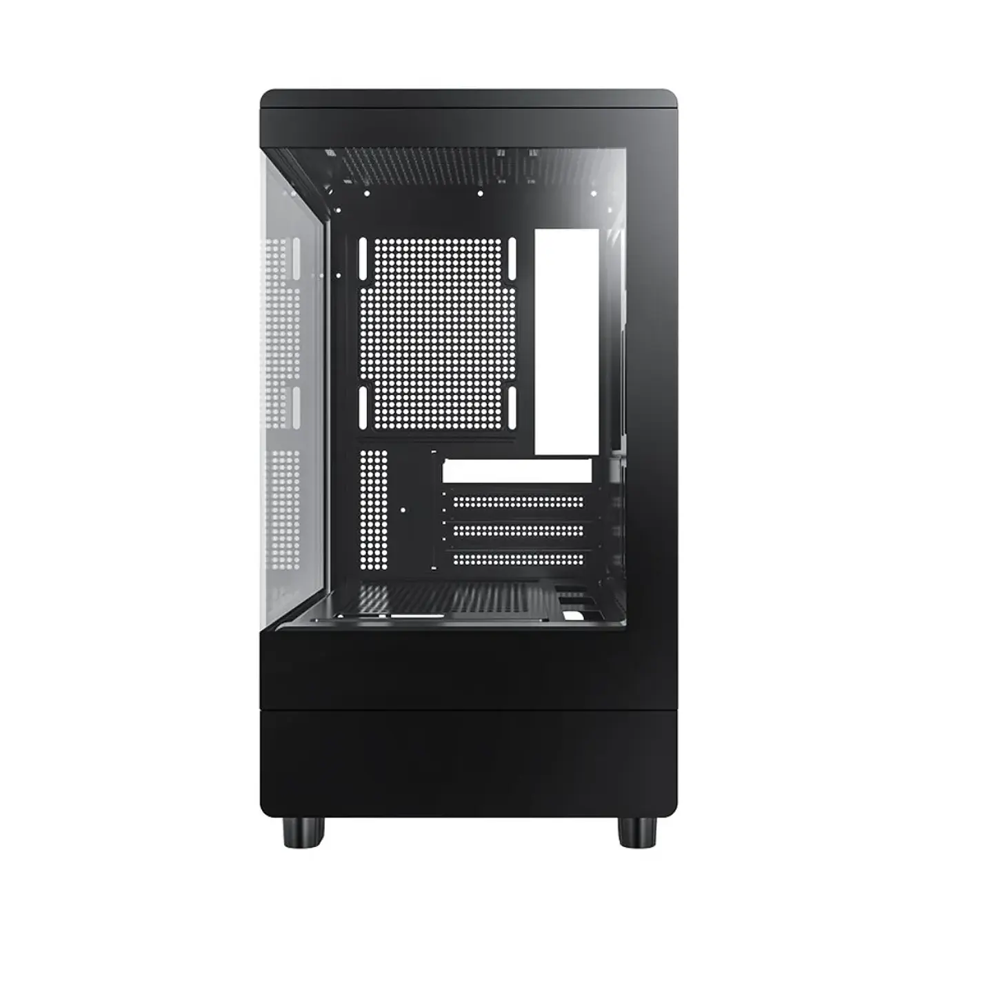 Gabinete Gamer Darkflash DB330M Panel Vidrio 3Fan ARGB mATX BK 2