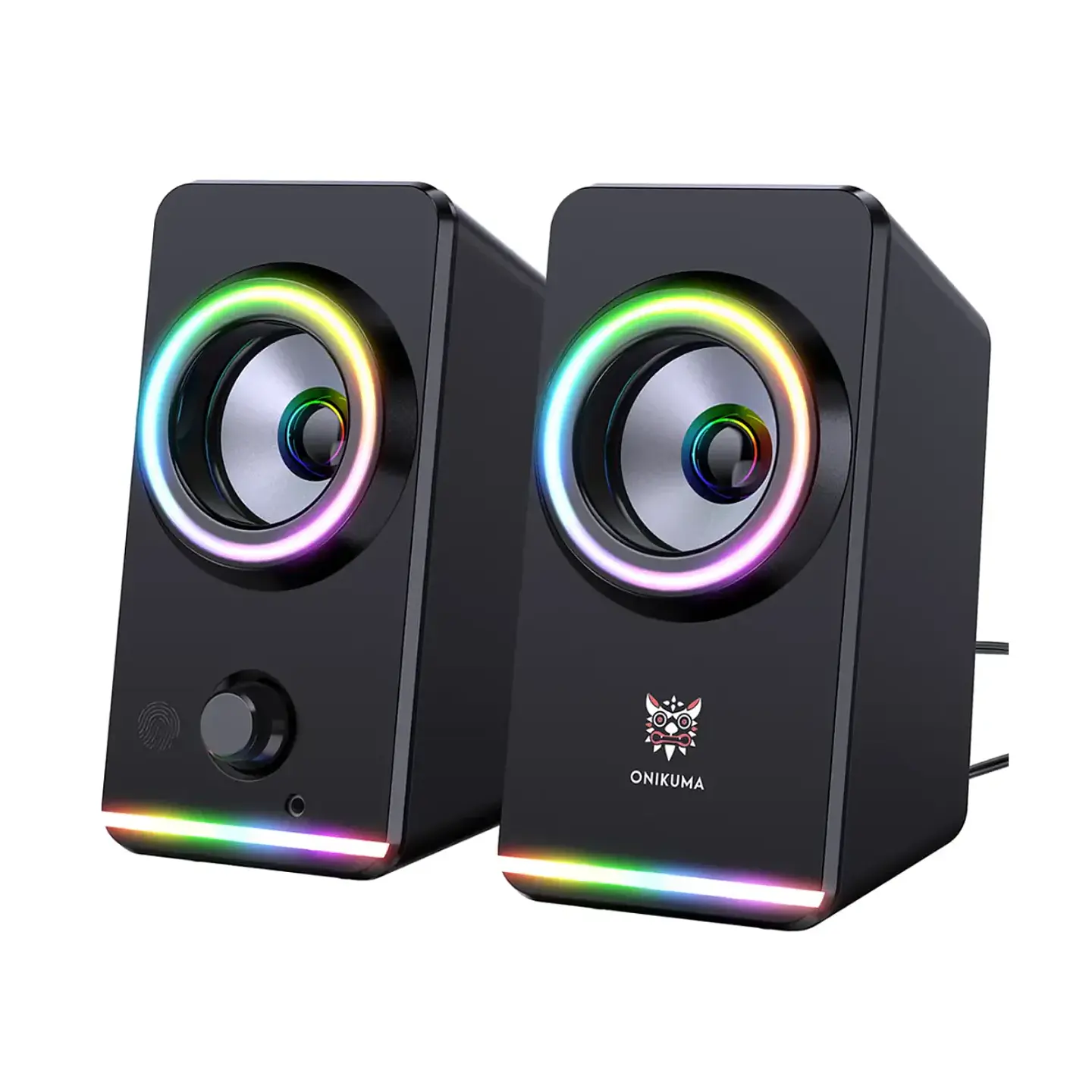 Parlantes Gamer ONIKUMA X6 RGB 10W Sonido 6D USB Jack 3,5mm 1