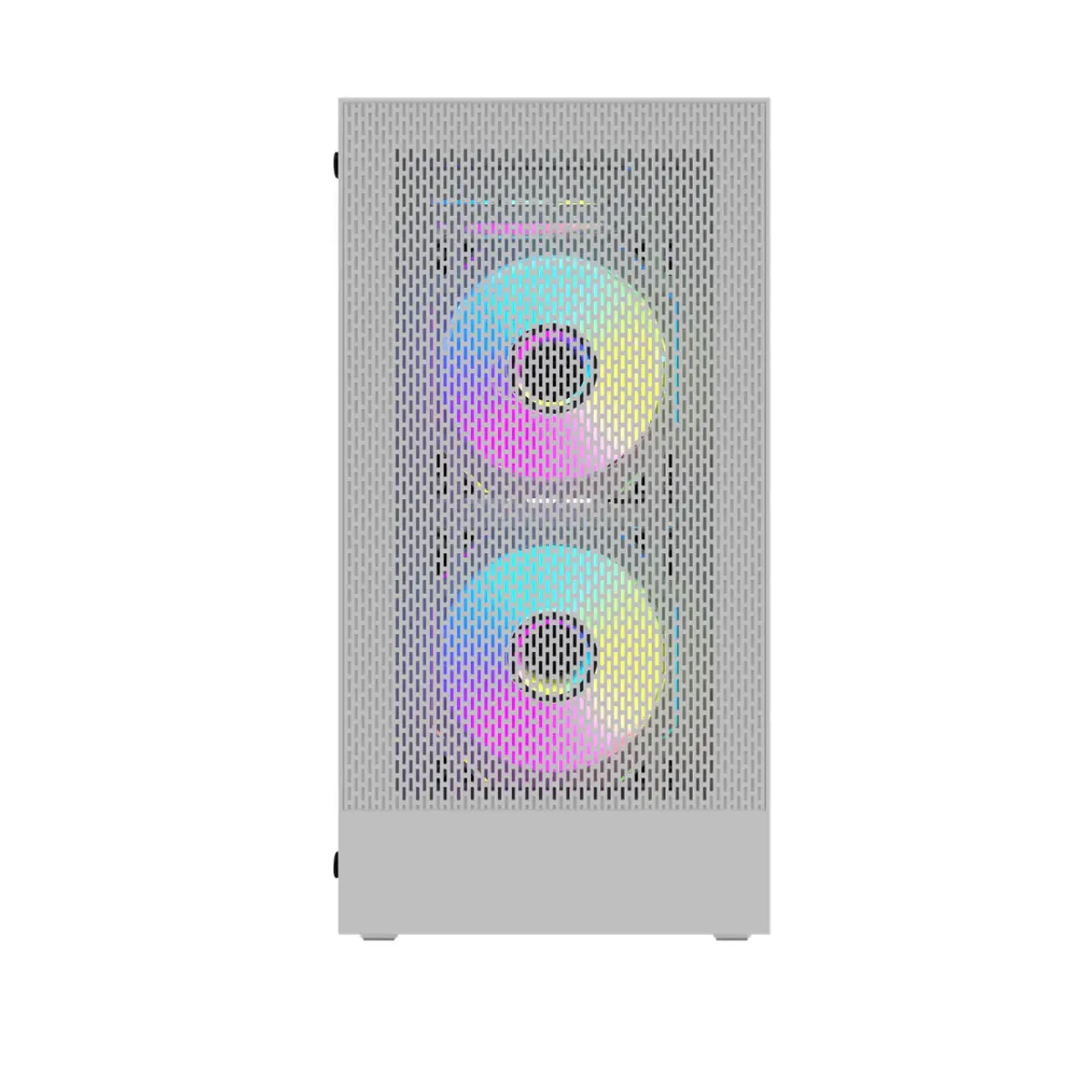 Gabinete Gamer Darkflash M305 Panel Vidrio 3Fan ARGB mATX White 5