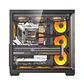 Gabinete Gamer Darkflash C280 7 Fan ARGB  E-ATX Black - Miniatura 2