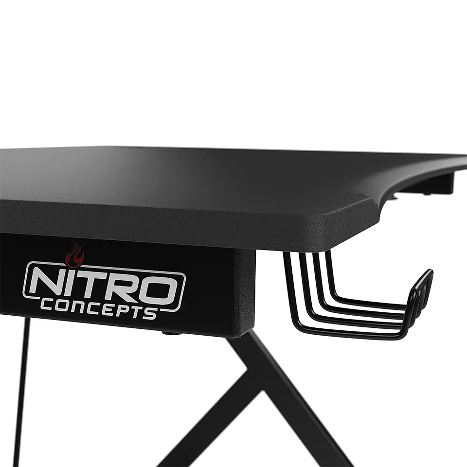 Escritorio Gamer Nitro Concepts D12 Black, Estructura de Acero 5